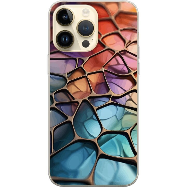 Mobilskal till Apple iPhone 15 Pro Max med Metalliskt mönster motiv i gruppen SMARTPHONE & SURFPLATTOR / Mobilskydd / Apple / iPhone 15 hos TP E-commerce Nordic AB (A51009)