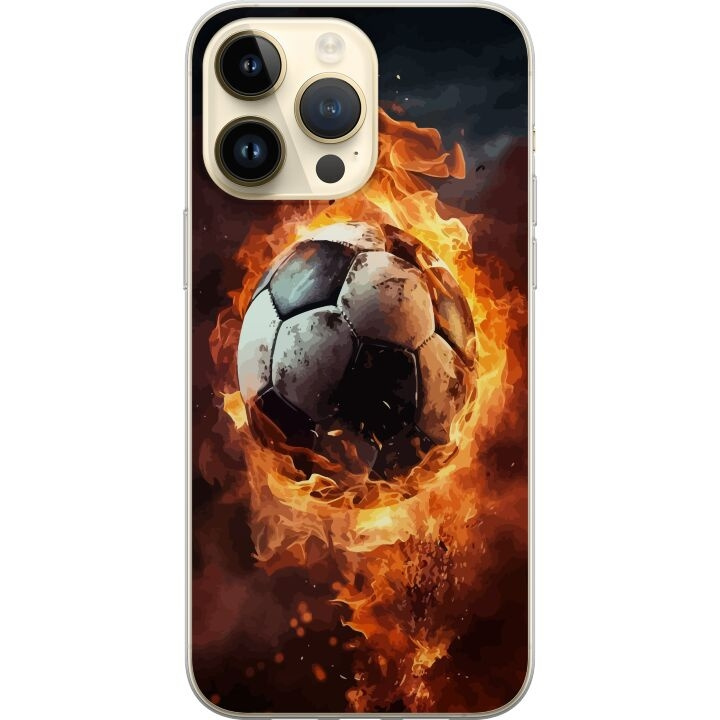 Mobilskal till Apple iPhone 15 Pro Max med Fotboll motiv i gruppen SMARTPHONE & SURFPLATTOR / Mobilskydd / Apple / iPhone 15 hos TP E-commerce Nordic AB (A51020)