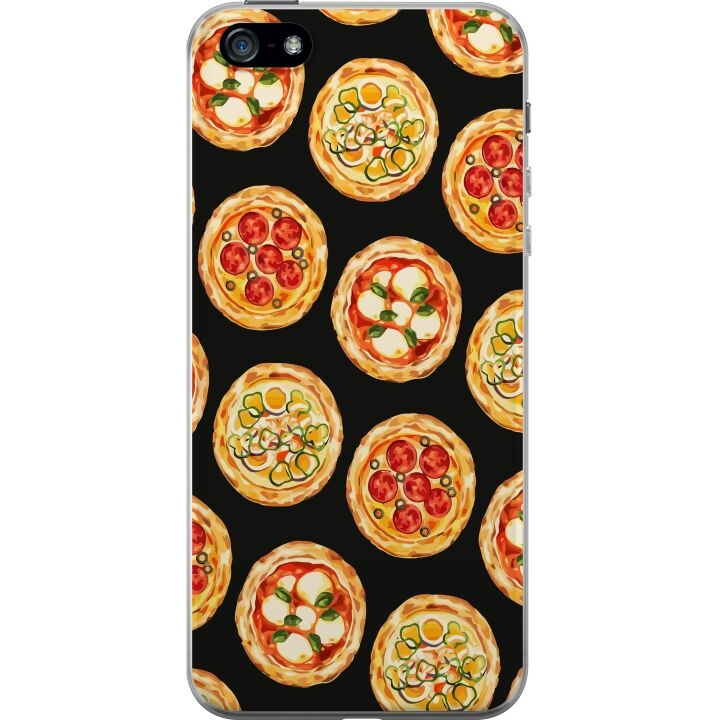 Mobilskal till Apple iPhone 5 med Pizza motiv i gruppen SMARTPHONE & SURFPLATTOR / Mobilskydd / Apple / iPhone 5/5S/SE hos TP E-commerce Nordic AB (A51120)