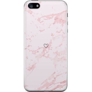 Mobilskal till Apple iPhone 5 med Rosa Hjärta motiv