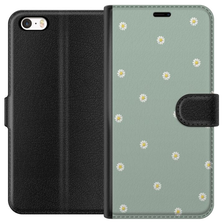 Plånboksfodral till Apple iPhone 5s med Prästkragar motiv i gruppen SMARTPHONE & SURFPLATTOR / Mobilskydd / Apple / iPhone 5/5S/SE hos TP E-commerce Nordic AB (A51165)