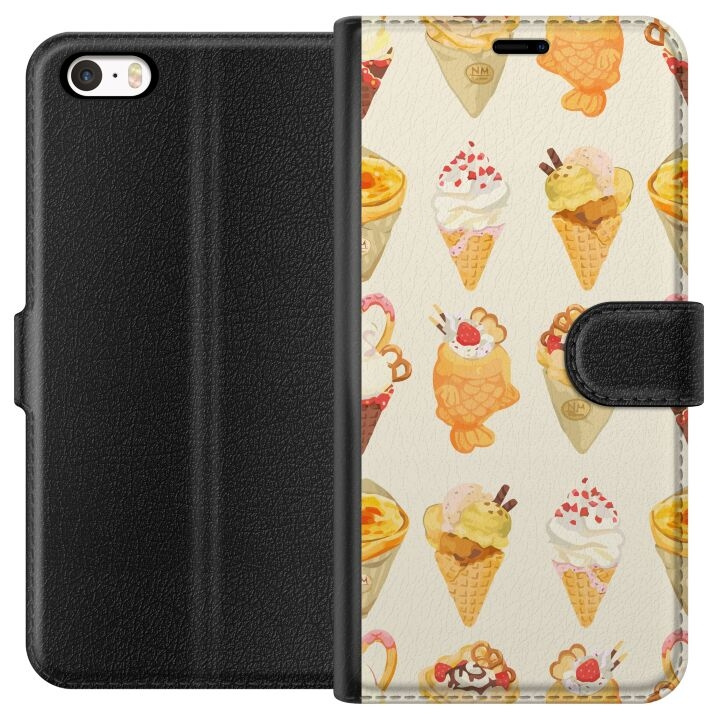 Plånboksfodral till Apple iPhone 5s med Glassigt motiv i gruppen SMARTPHONE & SURFPLATTOR / Mobilskydd / Apple / iPhone 5/5S/SE hos TP E-commerce Nordic AB (A51172)