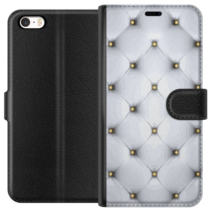 Plånboksfodral till Apple iPhone 5s med Lyxigt motiv i gruppen SMARTPHONE & SURFPLATTOR / Mobilskydd / Apple / iPhone 5/5S/SE hos TP E-commerce Nordic AB (A51175)
