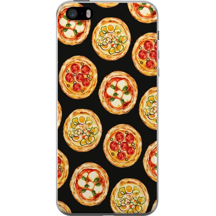 Mobilskal till Apple iPhone 5s med Pizza motiv i gruppen SMARTPHONE & SURFPLATTOR / Mobilskydd / Apple / iPhone 5/5S/SE hos TP E-commerce Nordic AB (A51201)