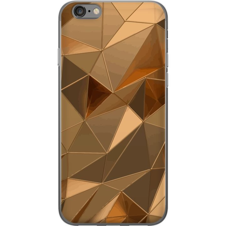 Mobilskal till Apple iPhone 6 med 3D Guld motiv i gruppen SMARTPHONE & SURFPLATTOR / Mobilskydd / Apple / iPhone 6/6S hos TP E-commerce Nordic AB (A51266)