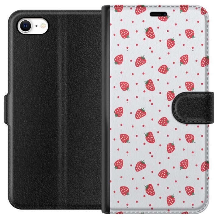 Plånboksfodral till Apple iPhone 6s med Jordgubbar motiv i gruppen SMARTPHONE & SURFPLATTOR / Mobilskydd / Apple / iPhone 6/6S hos TP E-commerce Nordic AB (A51313)