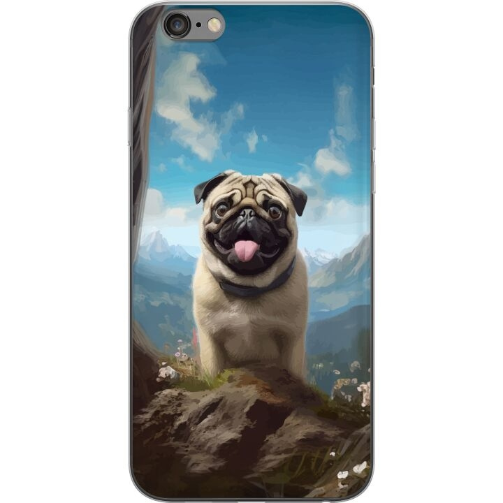 Mobilskal till Apple iPhone 6s Plus med Glad Hund motiv i gruppen SMARTPHONE & SURFPLATTOR / Mobilskydd / Apple / iPhone 6 Plus/6S Plus hos TP E-commerce Nordic AB (A51368)