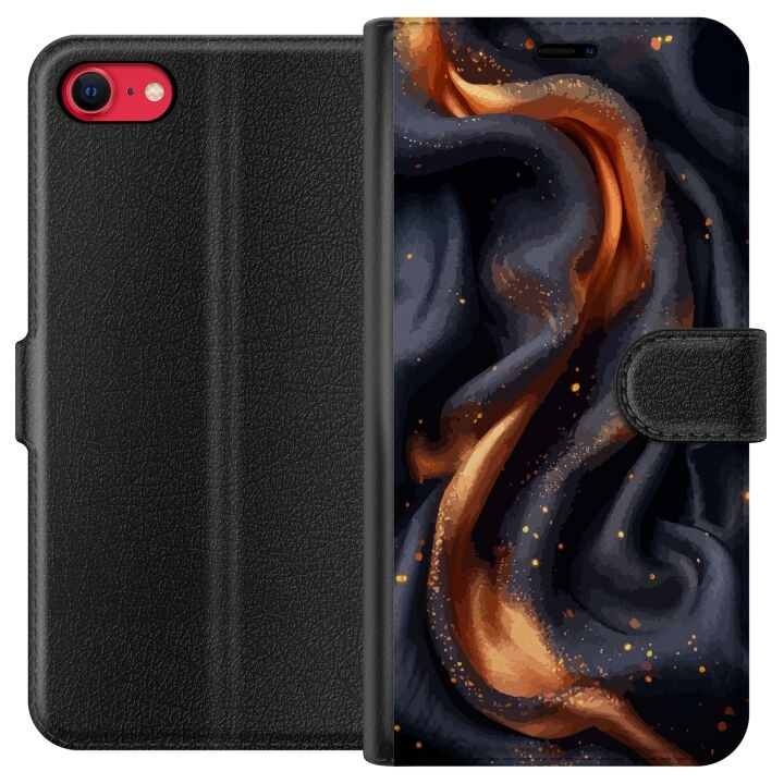 Plånboksfodral till Apple iPhone 7 med Eldigt silke motiv i gruppen SMARTPHONE & SURFPLATTOR / Mobilskydd / Apple / iPhone 7 hos TP E-commerce Nordic AB (A51378)