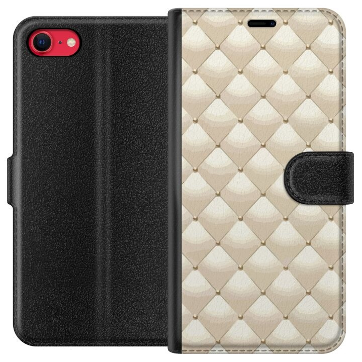 Plånboksfodral till Apple iPhone 7 med Guldglans motiv i gruppen SMARTPHONE & SURFPLATTOR / Mobilskydd / Apple / iPhone 7 hos TP E-commerce Nordic AB (A51403)