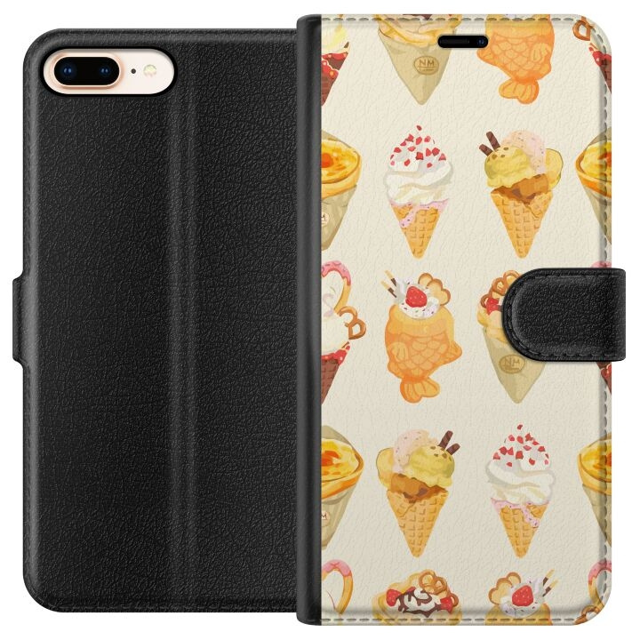 Plånboksfodral till Apple iPhone 7 Plus med Glassigt motiv i gruppen SMARTPHONE & SURFPLATTOR / Mobilskydd / Apple / iPhone 7 Plus / Fodral hos TP E-commerce Nordic AB (A51442)