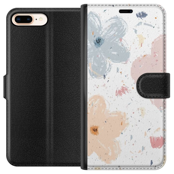 Plånboksfodral till Apple iPhone 7 Plus med Blommor motiv i gruppen SMARTPHONE & SURFPLATTOR / Mobilskydd / Apple / iPhone 7 Plus / Fodral hos TP E-commerce Nordic AB (A51443)