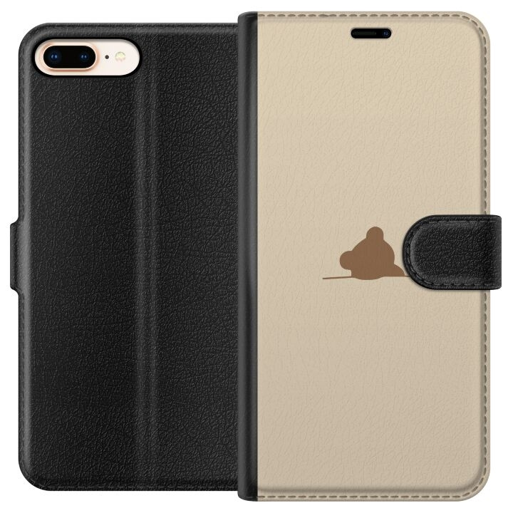 Plånboksfodral till Apple iPhone 7 Plus med Nalle motiv i gruppen SMARTPHONE & SURFPLATTOR / Mobilskydd / Apple / iPhone 7 Plus hos TP E-commerce Nordic AB (A51451)