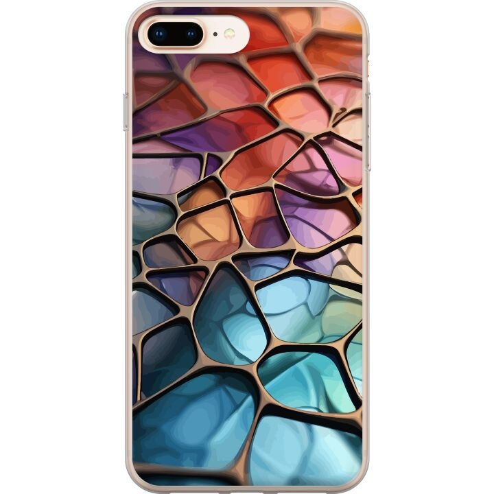 Mobilskal till Apple iPhone 7 Plus med Metalliskt mönster motiv i gruppen SMARTPHONE & SURFPLATTOR / Mobilskydd / Apple / iPhone 7 Plus hos TP E-commerce Nordic AB (A51468)