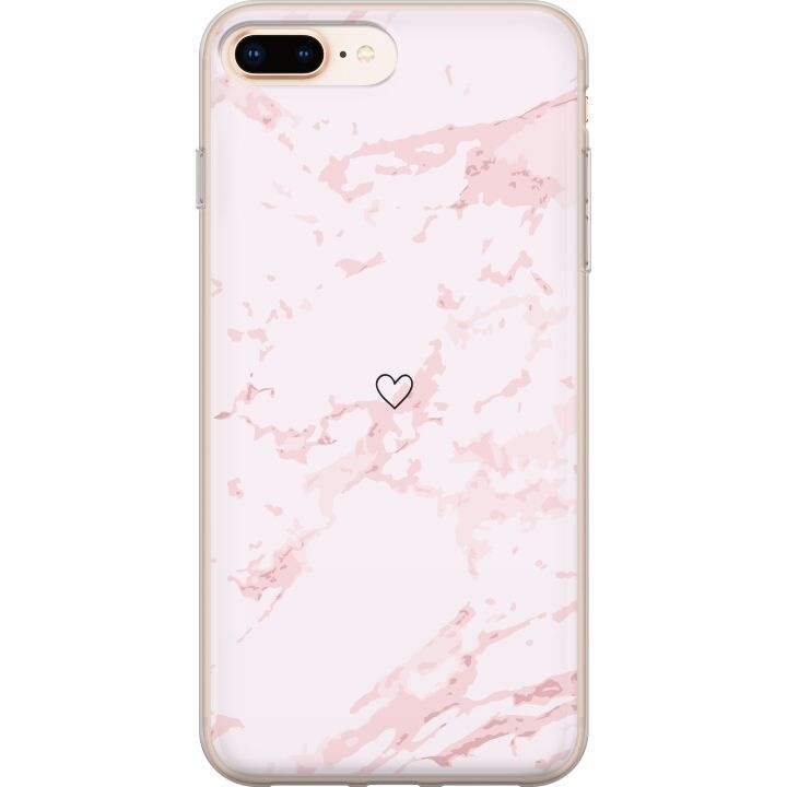 Mobilskal till Apple iPhone 7 Plus med Rosa Hjärta motiv i gruppen SMARTPHONE & SURFPLATTOR / Mobilskydd / Apple / iPhone 7 Plus hos TP E-commerce Nordic AB (A51481)