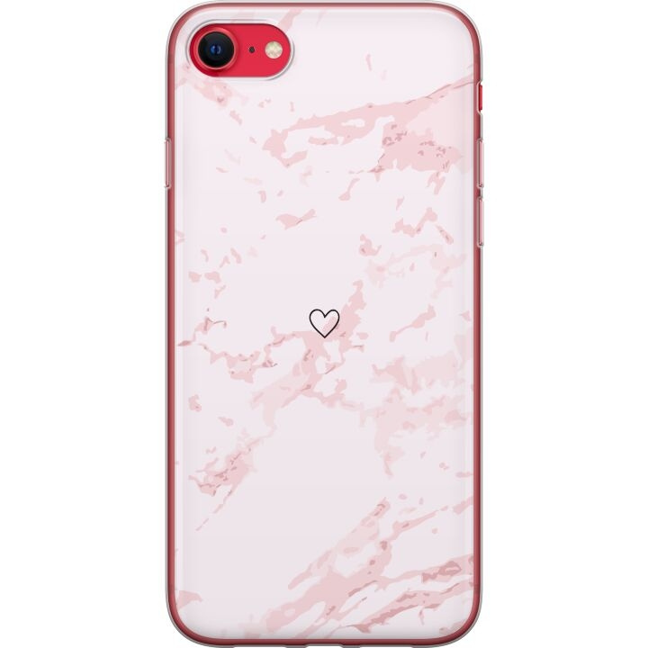 Mobilskal till Apple iPhone SE (2020) med Rosa Hjärta motiv i gruppen SMARTPHONE & SURFPLATTOR / Mobilskydd / Apple / iPhone SE (2nd gen & 3rd gen) hos TP E-commerce Nordic AB (A51643)