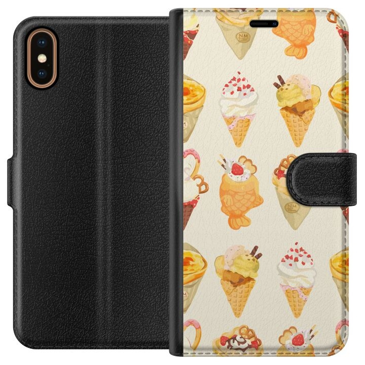 Plånboksfodral till Apple iPhone X med Glassigt motiv i gruppen SMARTPHONE & SURFPLATTOR / Mobilskydd / Apple / iPhone X/XS hos TP E-commerce Nordic AB (A51766)