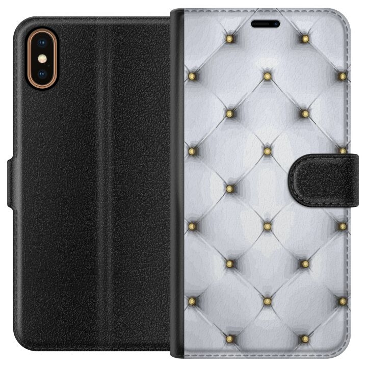 Plånboksfodral till Apple iPhone X med Lyxigt motiv i gruppen SMARTPHONE & SURFPLATTOR / Mobilskydd / Apple / iPhone X/XS hos TP E-commerce Nordic AB (A51769)