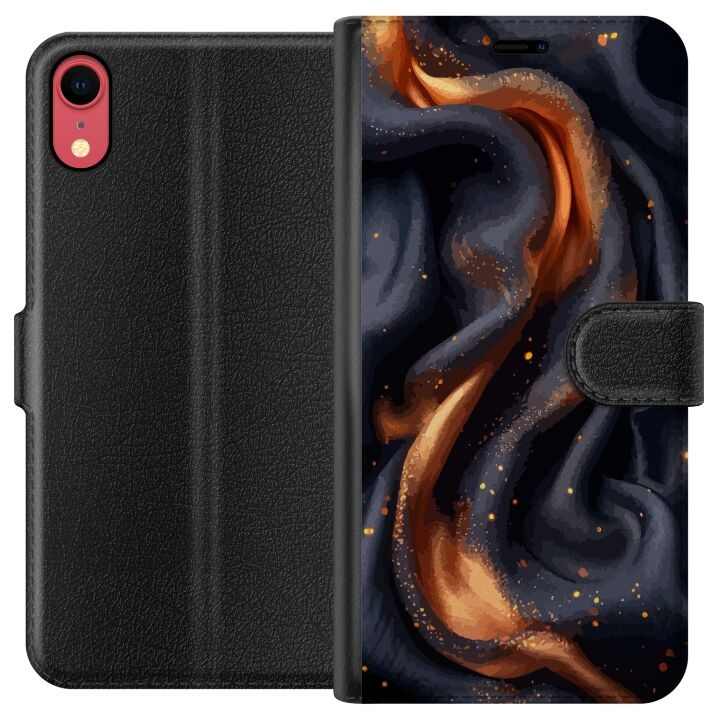 Plånboksfodral till Apple iPhone XR med Eldigt silke motiv i gruppen SMARTPHONE & SURFPLATTOR / Mobilskydd / Apple / iPhone XR hos TP E-commerce Nordic AB (A51810)