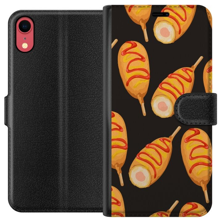 Plånboksfodral till Apple iPhone XR med Kycklingklubba motiv i gruppen SMARTPHONE & SURFPLATTOR / Mobilskydd / Apple / iPhone XR hos TP E-commerce Nordic AB (A51818)