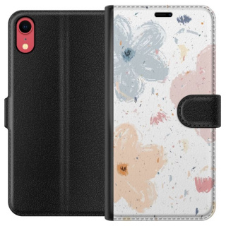 Plånboksfodral till Apple iPhone XR med Blommor motiv