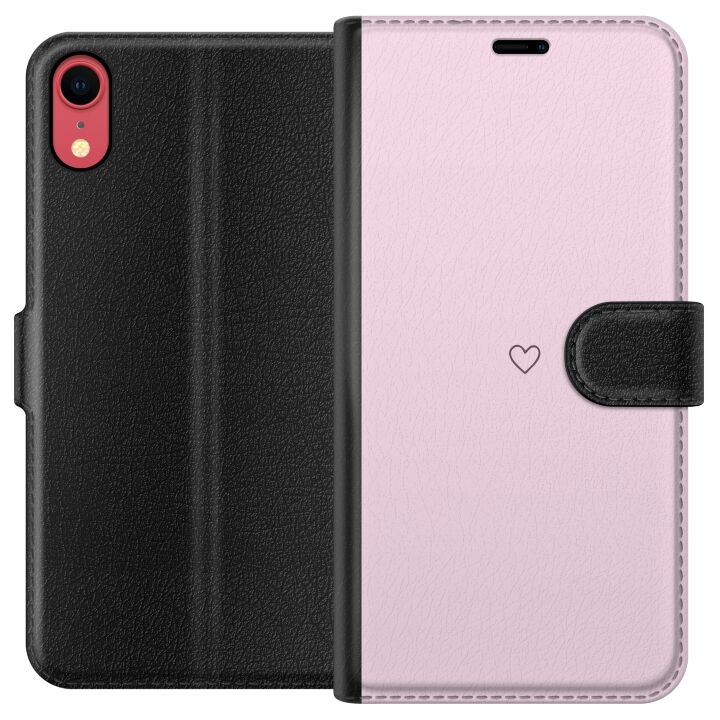 Plånboksfodral till Apple iPhone XR med Hjärta motiv i gruppen SMARTPHONE & SURFPLATTOR / Mobilskydd / Apple / iPhone XR hos TP E-commerce Nordic AB (A51828)