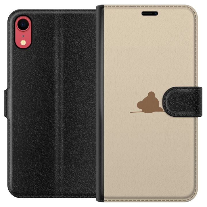 Plånboksfodral till Apple iPhone XR med Nalle motiv i gruppen SMARTPHONE & SURFPLATTOR / Mobilskydd / Apple / iPhone XR hos TP E-commerce Nordic AB (A51829)