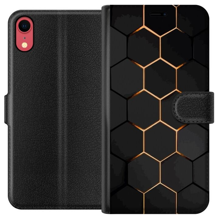 Plånboksfodral till Apple iPhone XR med Lyxigt Mönster motiv i gruppen SMARTPHONE & SURFPLATTOR / Mobilskydd / Apple / iPhone XR hos TP E-commerce Nordic AB (A51834)