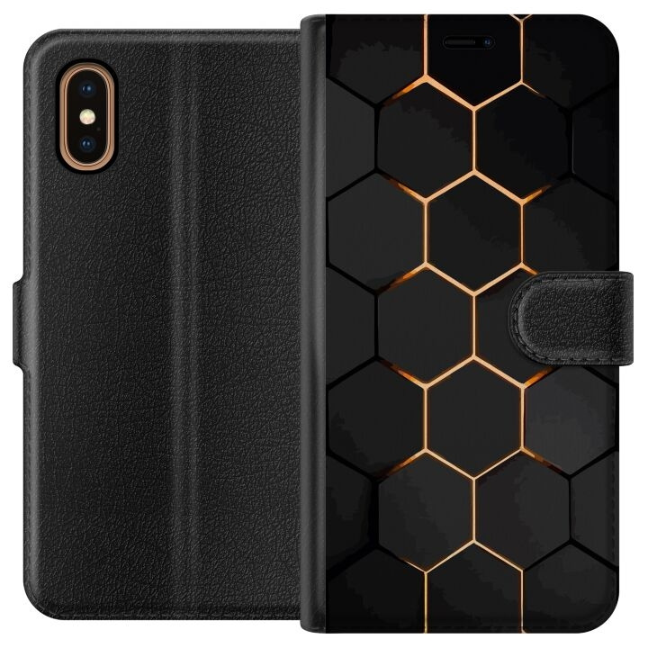 Plånboksfodral till Apple iPhone XS Max med Lyxigt Mönster motiv i gruppen SMARTPHONE & SURFPLATTOR / Mobilskydd / Apple / iPhone XS Max hos TP E-commerce Nordic AB (A51942)