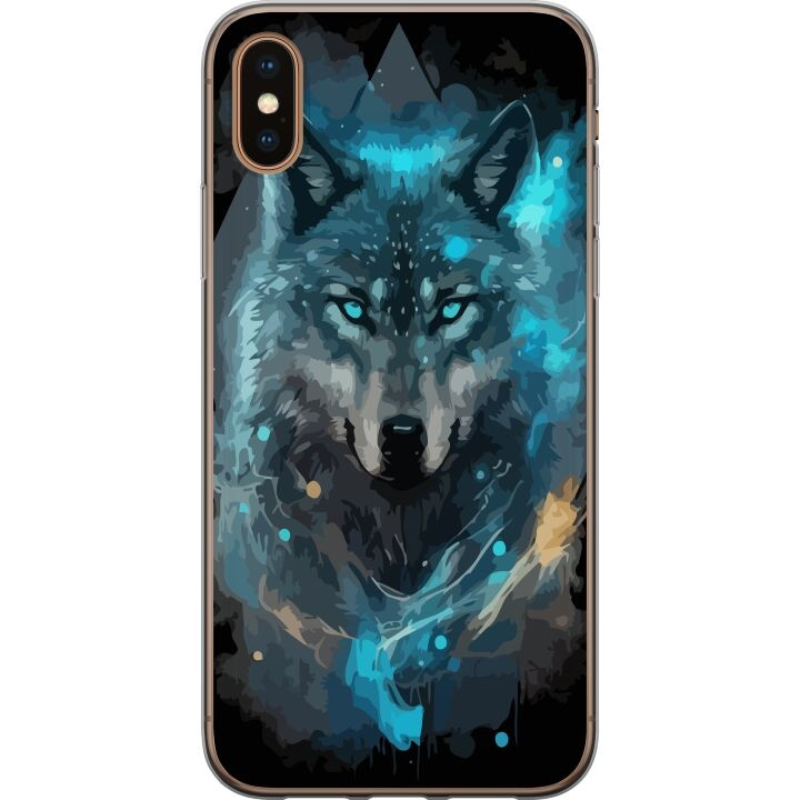 Mobilskal till Apple iPhone XS Max med Varg motiv i gruppen SMARTPHONE & SURFPLATTOR / Mobilskydd / Apple / iPhone XS Max hos TP E-commerce Nordic AB (A51949)