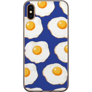 Mobilskal till Apple iPhone XS Max med Stekta ägg motiv