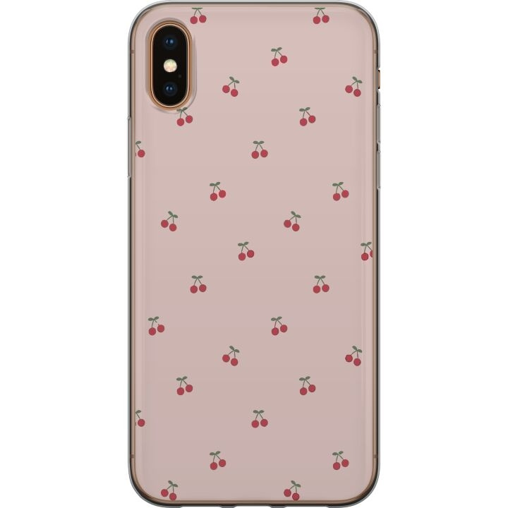 Mobilskal till Apple iPhone XS Max med Körsbär motiv i gruppen SMARTPHONE & SURFPLATTOR / Mobilskydd / Apple / iPhone XS Max hos TP E-commerce Nordic AB (A51951)