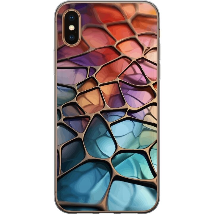 Mobilskal till Apple iPhone XS Max med Metalliskt mönster motiv i gruppen SMARTPHONE & SURFPLATTOR / Mobilskydd / Apple / iPhone XS Max hos TP E-commerce Nordic AB (A51954)