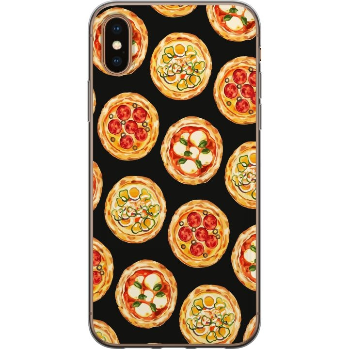 Mobilskal till Apple iPhone XS Max med Pizza motiv i gruppen SMARTPHONE & SURFPLATTOR / Mobilskydd / Apple / iPhone XS Max hos TP E-commerce Nordic AB (A51957)