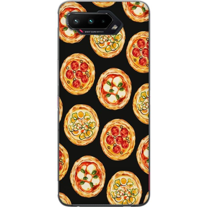 Mobilskal till Asus ROG Phone 5 med Pizza motiv i gruppen SMARTPHONE & SURFPLATTOR / Mobilskydd / Asus hos TP E-commerce Nordic AB (A51984)