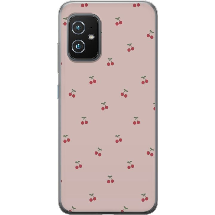 Mobilskal till Asus Zenfone 8 med Körsbär motiv i gruppen SMARTPHONE & SURFPLATTOR / Mobilskydd / Asus hos TP E-commerce Nordic AB (A52032)
