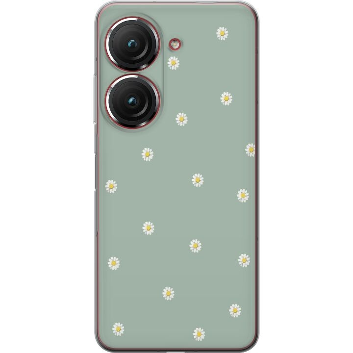 Mobilskal till Asus Zenfone 9 med Prästkragar motiv i gruppen SMARTPHONE & SURFPLATTOR / Mobilskydd / Asus hos TP E-commerce Nordic AB (A52056)