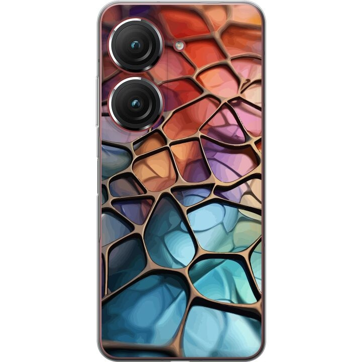 Mobilskal till Asus Zenfone 9 med Metalliskt mönster motiv i gruppen SMARTPHONE & SURFPLATTOR / Mobilskydd / Asus hos TP E-commerce Nordic AB (A52062)