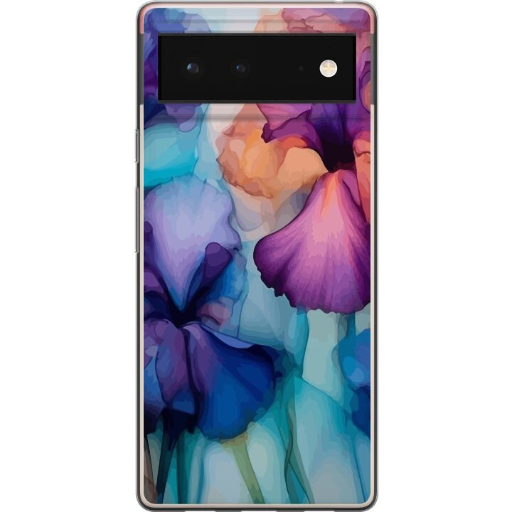 Mobilskal till Google Pixel 6 med Magiska blommor motiv i gruppen SMARTPHONE & SURFPLATTOR / Mobilskydd / Google hos TP E-commerce Nordic AB (A52082)