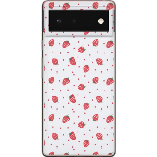 Mobilskal till Google Pixel 6 med Jordgubbar motiv