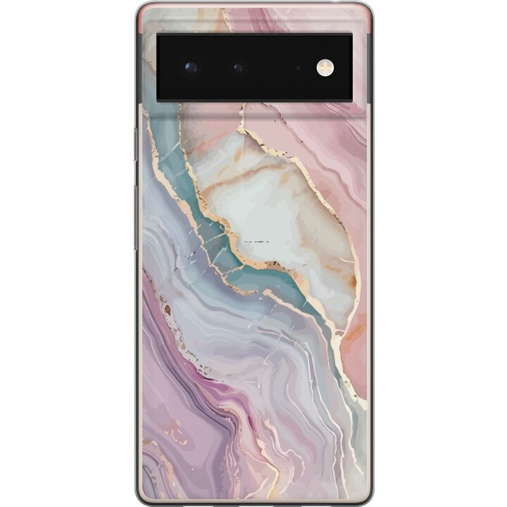 Mobilskal till Google Pixel 6 med Marmor motiv i gruppen SMARTPHONE & SURFPLATTOR / Mobilskydd / Google hos TP E-commerce Nordic AB (A52101)