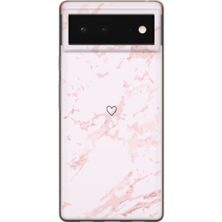 Mobilskal till Google Pixel 6 med Rosa Hjärta motiv