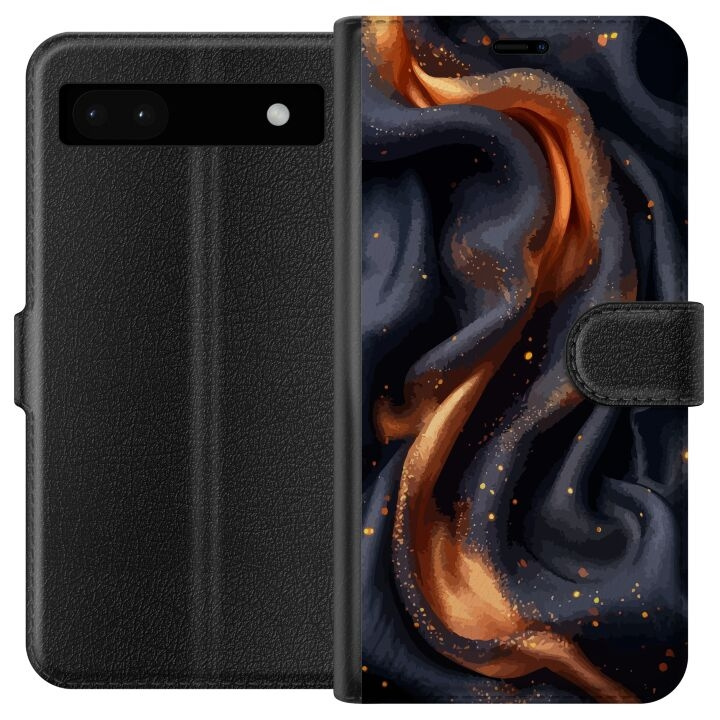 Plånboksfodral till Google Pixel 6a med Eldigt silke motiv i gruppen SMARTPHONE & SURFPLATTOR / Mobilskydd / Google hos TP E-commerce Nordic AB (A52107)