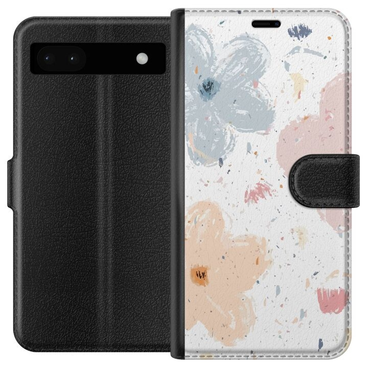 Plånboksfodral till Google Pixel 6a med Blommor motiv i gruppen SMARTPHONE & SURFPLATTOR / Mobilskydd / Google hos TP E-commerce Nordic AB (A52118)