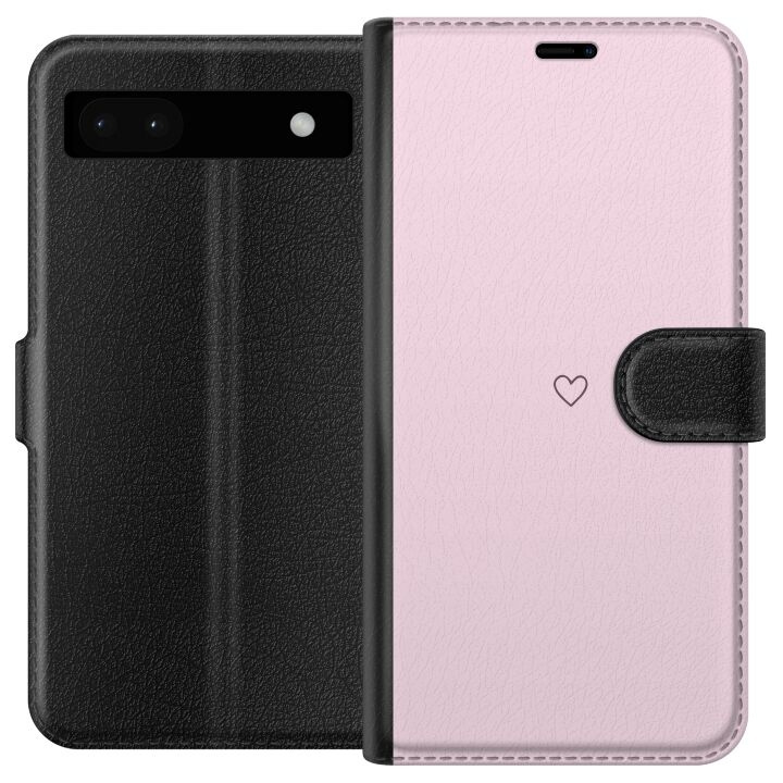Plånboksfodral till Google Pixel 6a med Hjärta motiv i gruppen SMARTPHONE & SURFPLATTOR / Mobilskydd / Google hos TP E-commerce Nordic AB (A52125)