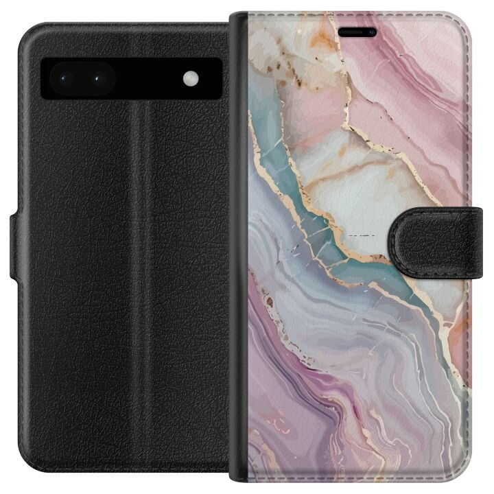Plånboksfodral till Google Pixel 6a med Marmor motiv i gruppen SMARTPHONE & SURFPLATTOR / Mobilskydd / Google hos TP E-commerce Nordic AB (A52128)