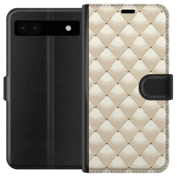 Plånboksfodral till Google Pixel 6a med Guldglans motiv i gruppen SMARTPHONE & SURFPLATTOR / Mobilskydd / Google hos TP E-commerce Nordic AB (A52132)