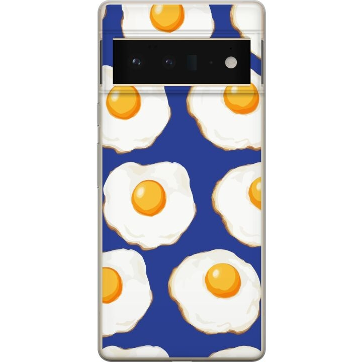 Mobilskal till Google Pixel 6 Pro med Stekta ägg motiv i gruppen SMARTPHONE & SURFPLATTOR / Mobilskydd / Google hos TP E-commerce Nordic AB (A52166)