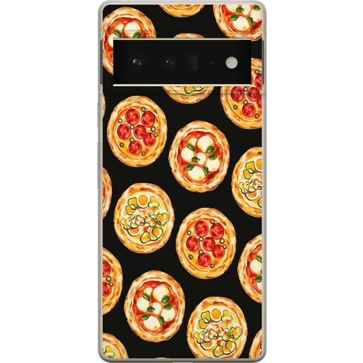 Mobilskal till Google Pixel 6 Pro med Pizza motiv i gruppen SMARTPHONE & SURFPLATTOR / Mobilskydd / Google hos TP E-commerce Nordic AB (A52173)