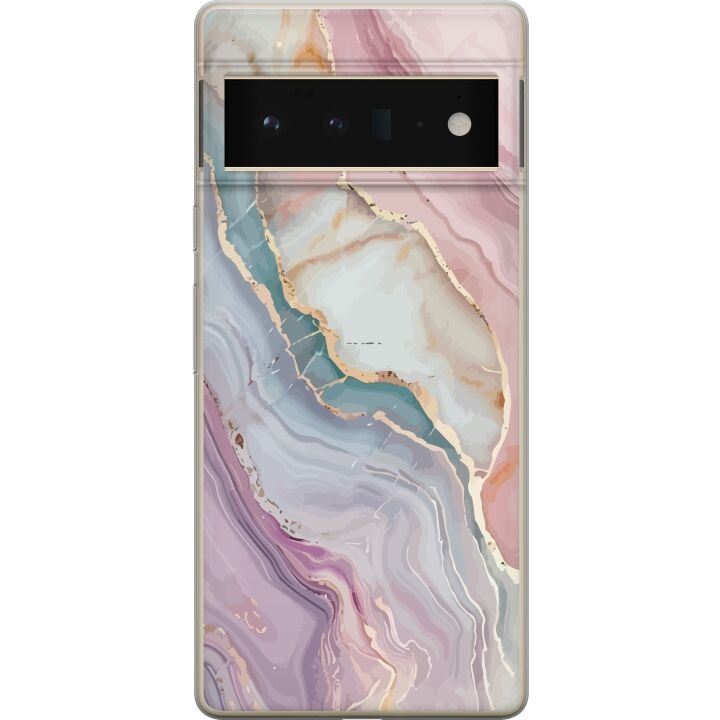 Mobilskal till Google Pixel 6 Pro med Marmor motiv i gruppen SMARTPHONE & SURFPLATTOR / Mobilskydd / Google hos TP E-commerce Nordic AB (A52182)