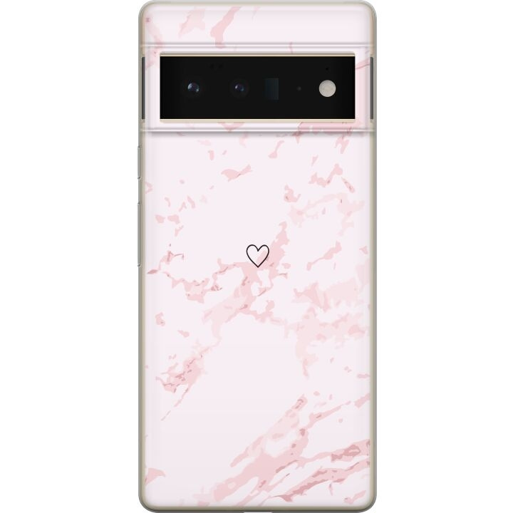 Mobilskal till Google Pixel 6 Pro med Rosa Hjärta motiv i gruppen SMARTPHONE & SURFPLATTOR / Mobilskydd / Google hos TP E-commerce Nordic AB (A52183)
